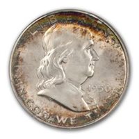 EXTREMELY FINE* *90/% SILVER* *FREE SHIPPING* 1949 P Franklin Half Dollar *XF