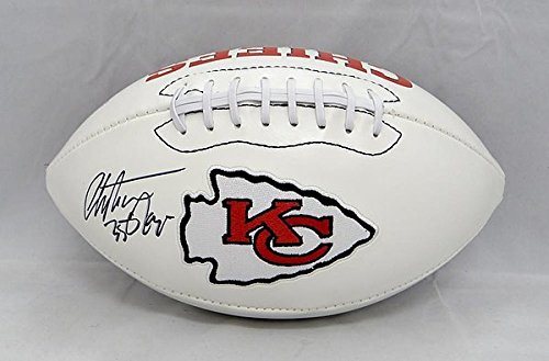 Eric Berry Autographed Ball White Logo Coa Autographed Footballs