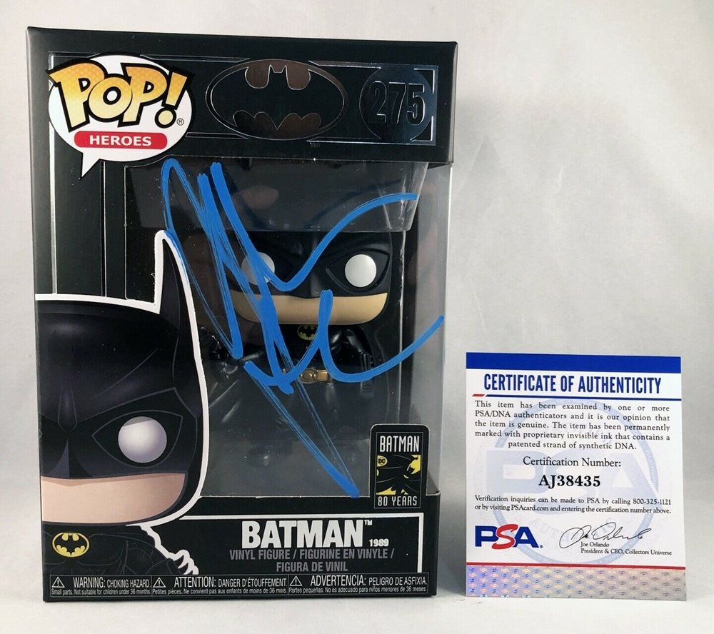 Christian Bale Signed Funko Pop Batman The Dark Knight