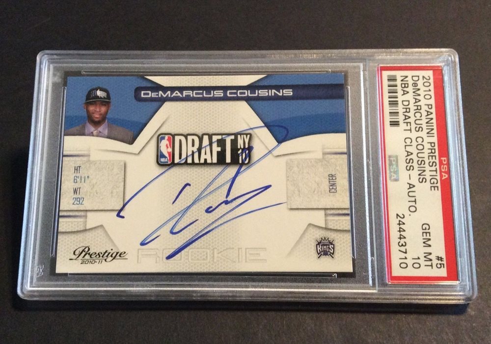 demarcus cousins autograph