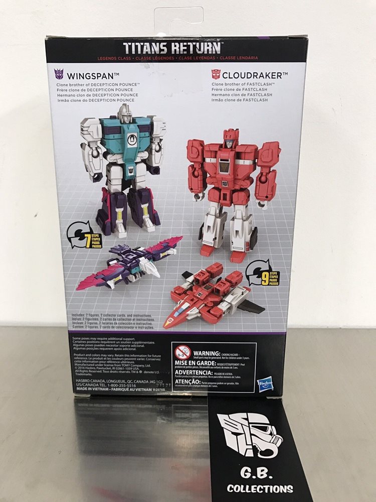 Transformers Titans Return Cloudraker Wingspan Instructions and Card ONLY