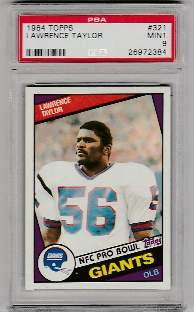 Auction Prices Realized Football Cards 1984 Topps Lawrence Taylor