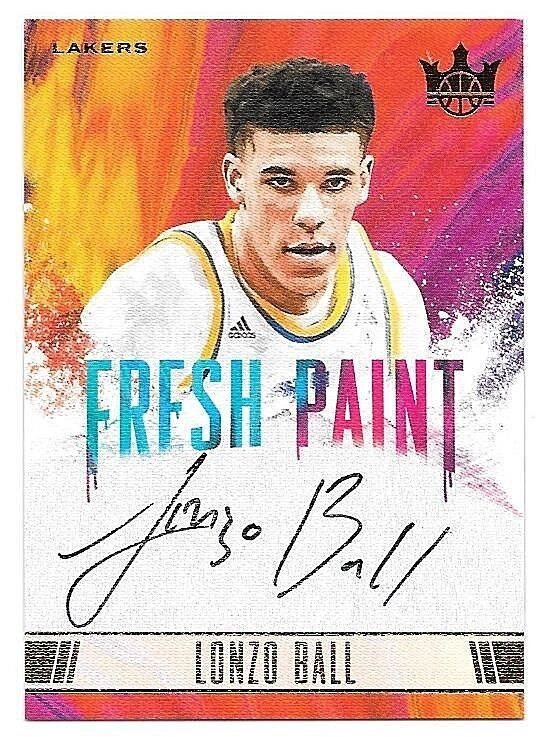lonzo ball autograph