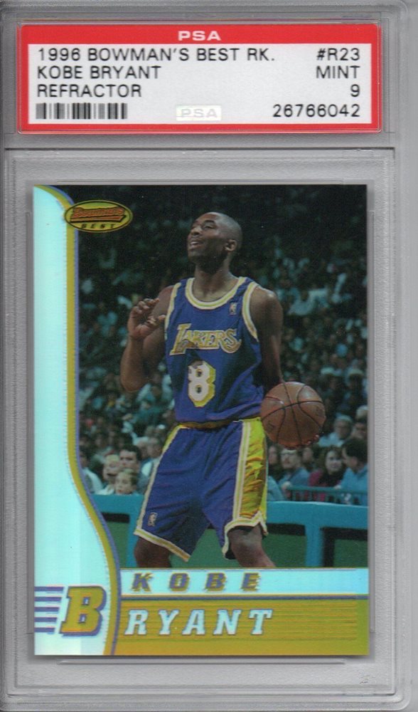 PSA 9 1996-97 Bowman's Best Refractor #R23 Kobe Bryant PSA 9 1996-97 Bowman's Best Refractor #R23 Kobe Bryant