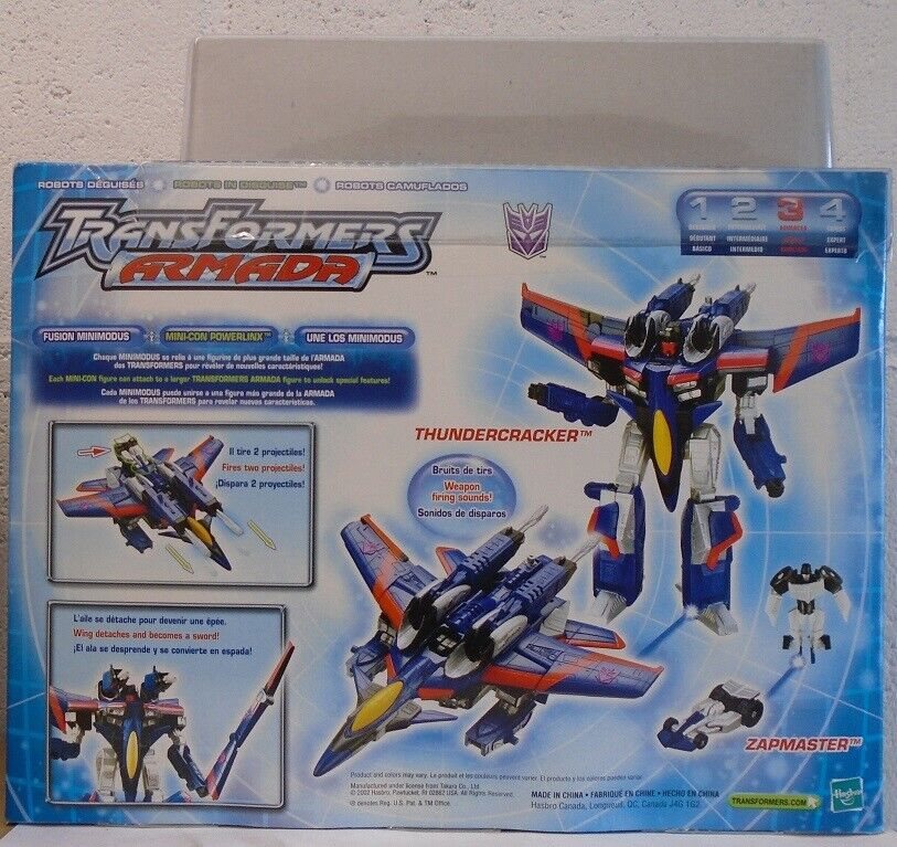 Transformers Armada Thundercracker Jet With ZapMaster P