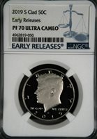 2019-S Clad Kennedy Half PR70DCAM PCGS Happy Birthday Set First Strike