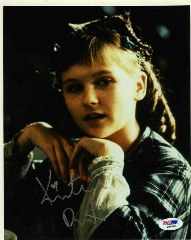 Kirsten Dunst Very Young Autographed Signed 8x10 Photo