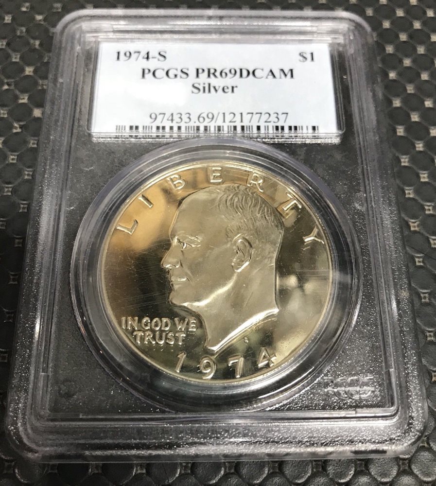 1974-S Silver Eisenhower Dollar PCGS PR69DCAM