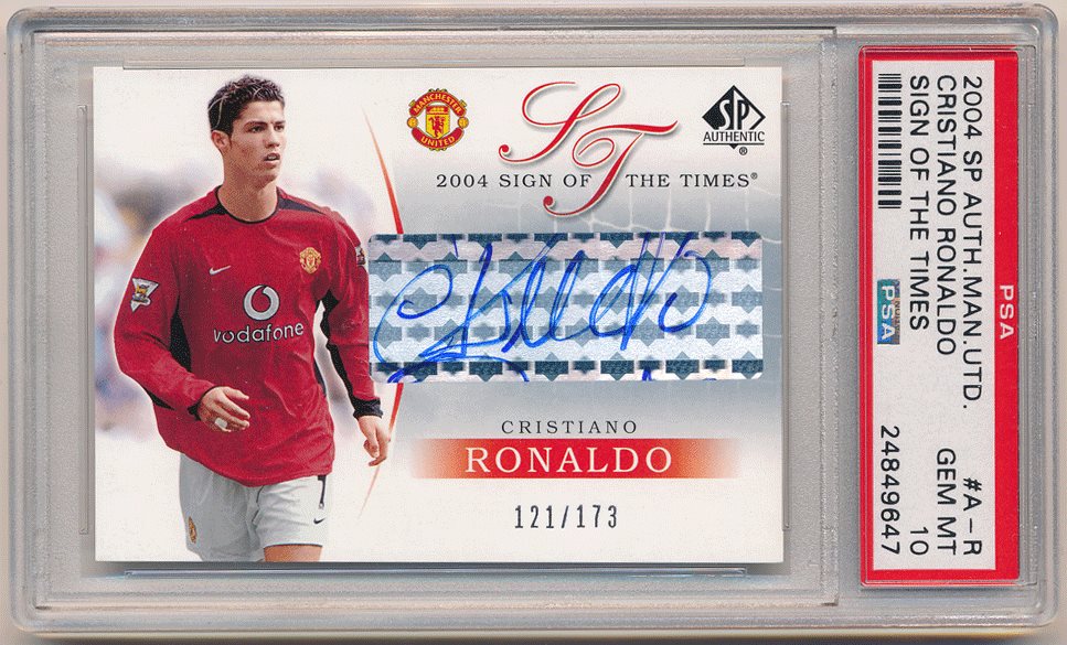 その他 PSA 2004 SP AUTHENTIC CRISTIANO RONALDO 2004 Upper Deck SP Authentic Cristiano Ronaldo #67 GRADED