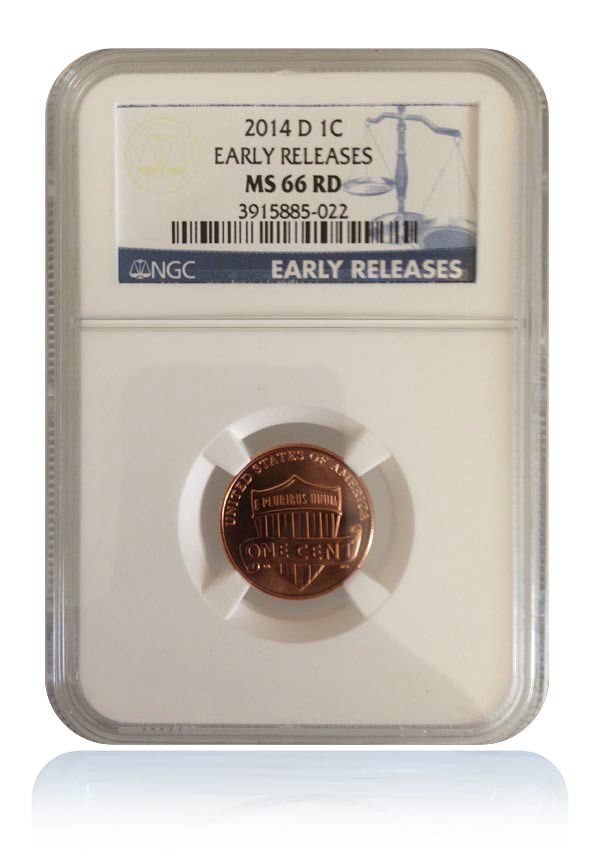 2014 D Lincoln SHIELD Cent 1c PCGS MS67RD