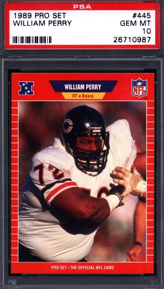 Auction Prices Realized Football Cards 1989 Pro Set William Perry