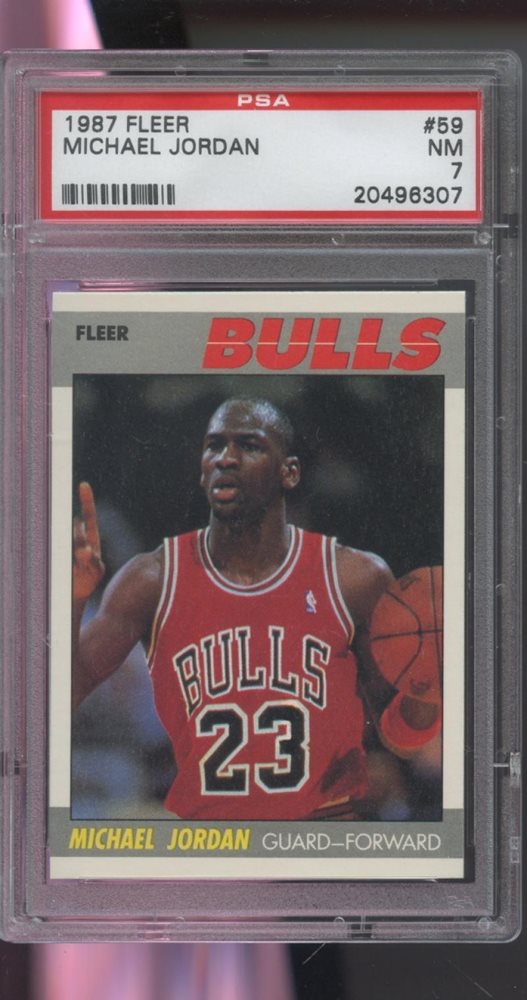 michael jordan 1987 fleer card