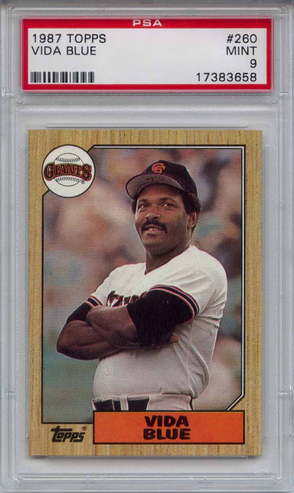 Auction Prices Realized Baseball Cards 1987 Topps Vida Blue