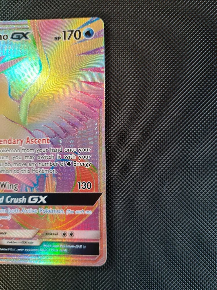 Pokemon Card Articuno GX 171/168 Rainbow Rare Celes