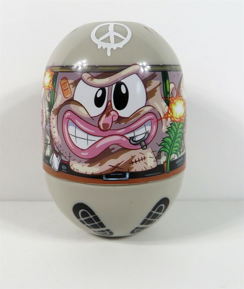 Mighty Beanz Series 1 Gray Soldier Capsule Figure New Mighty Beanz Series 1 Gray Soldier Capsule Figure New