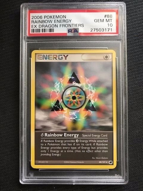 ポケモン　energy ホロ　2006 Pokemon TCG Card Dragon Frontiers 2006 - Rainbow Energy 88