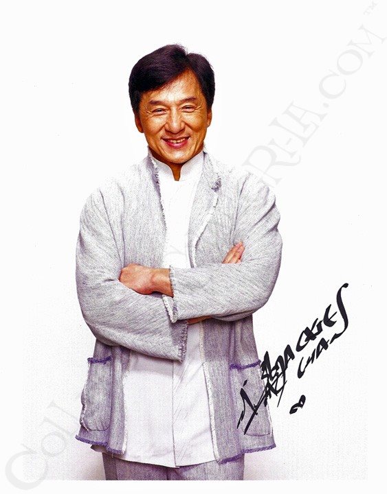 Rush Hour Jackie Chan HAND SIGNED 8x10 Photo Autograph B Karate Kid