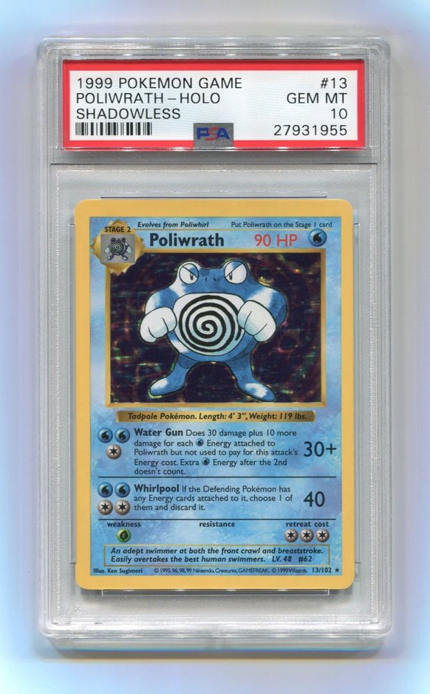1995 poliwrath pokemon card value Poliwrath [1st Edition] #13 Prices | Pokemon Base Set