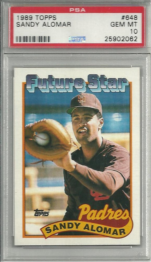 1989 topps sandy alomar