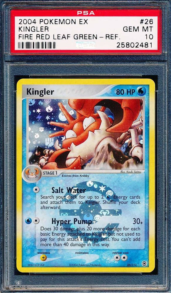 EX FireRed LeafGreen Pokemon Card Kingler 26//112 NEAR MINT Non-Holo Rare TCG!!