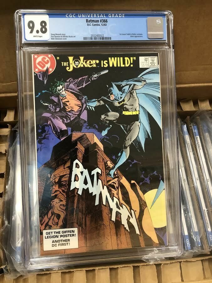 Batman 366 Cgc 9 8 1st Jason Todd In Robin Dc Comics W