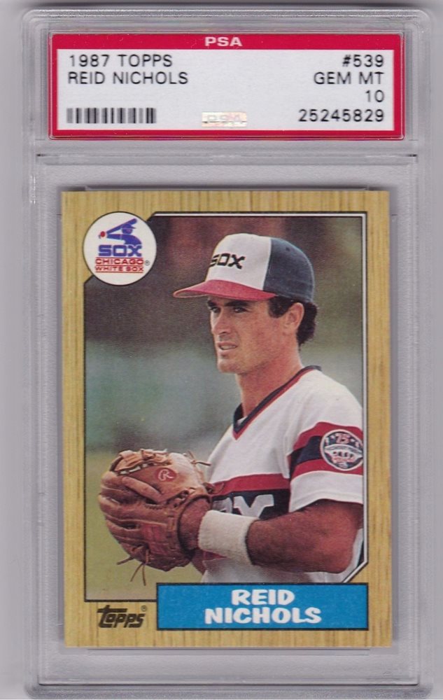 Auction Prices Realized Baseball Cards 1987 Topps Reid Nichols
