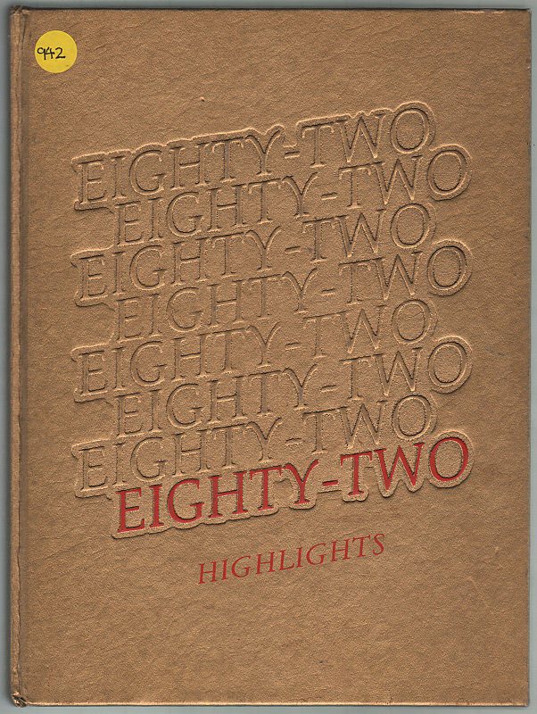 1982 Fenton High School yearbook Bensenville, IL