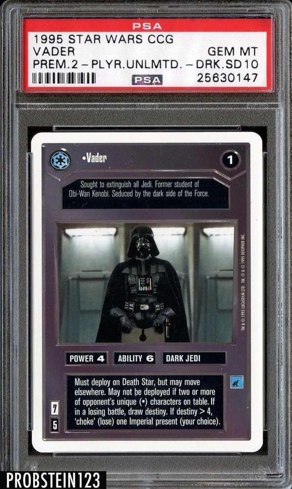 eBay Auction Item 361855000304 Tcg Cards 1995 Decipher Star Wars Ccg  Premiere 2-Player