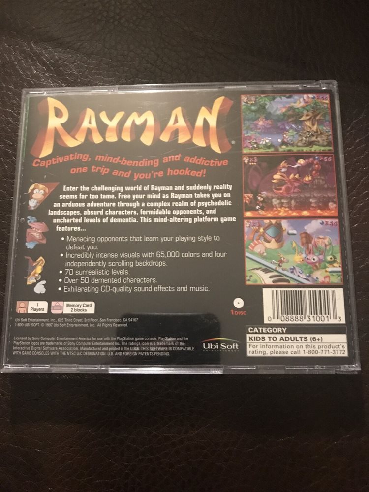 rayman playstation 1