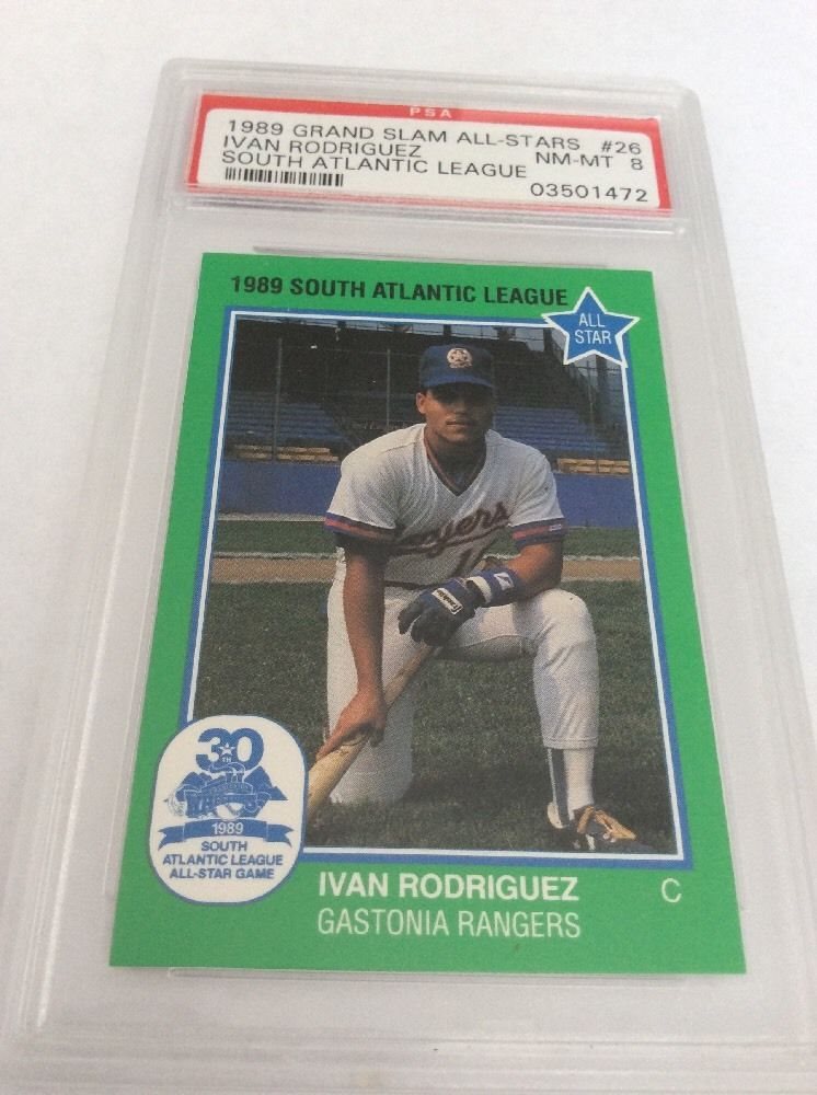 1989 GRAND SLAM IVAN RODRIGUEZ PSA 9 【公式通販】