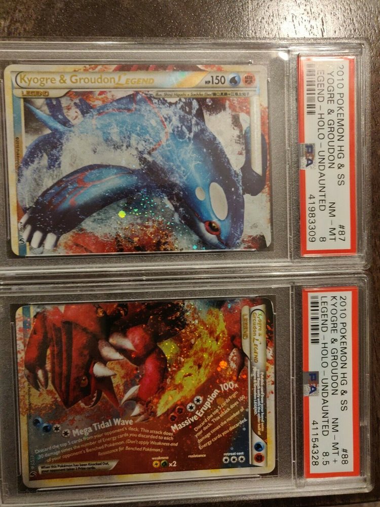 Kyogre & Groudon LEGEND (87/90) [HeartGold & SoulSilver: Undaunted] Kyogre  And Groudon Legend Card