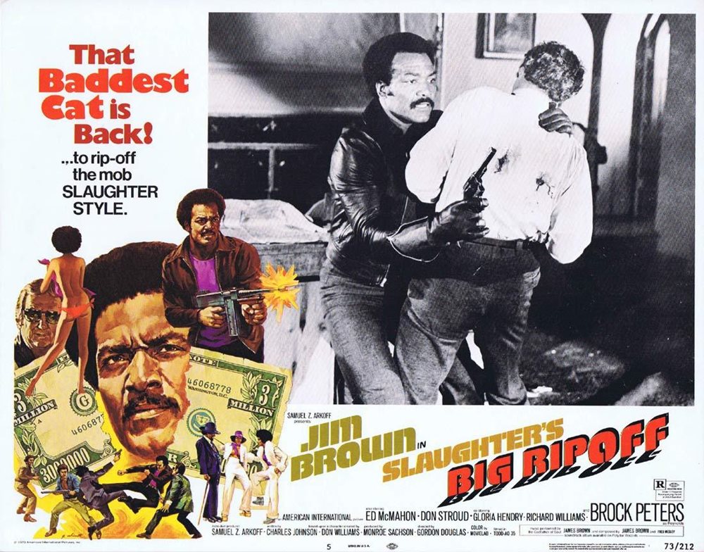 Jim Brown Slaughter >> Slaughter S Big Rip Off Lobby Card 5 Jim Brown Blaxploitation Jim Brown Slaughter >> Slaughter S Big Rip Off Lobby Card 5 Jim Brown Blaxploitation