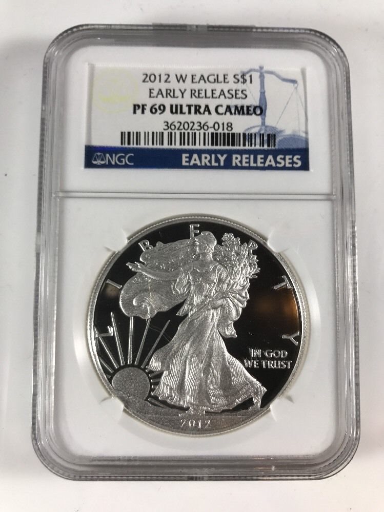2007 W Silver Eagle Dollar NGC PF 69 Ultra Cameo early