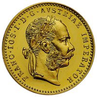 SKU #14772 1915 Austria Gold 1 Ducat BU Prooflike