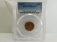 1972 Lincoln Memorial One Cent PCGS MS66RD