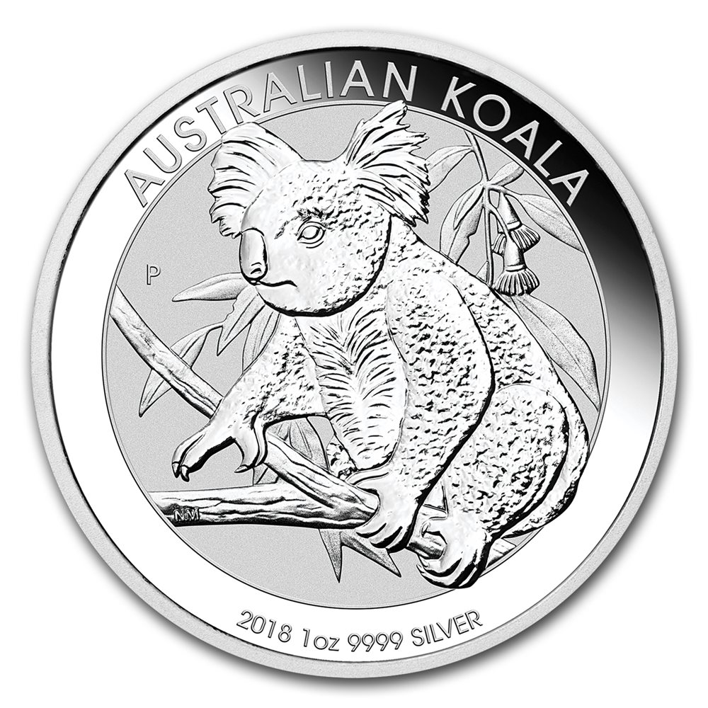 2016 P Australia 1oz Silver Koala PCGS MS70 Flag Label