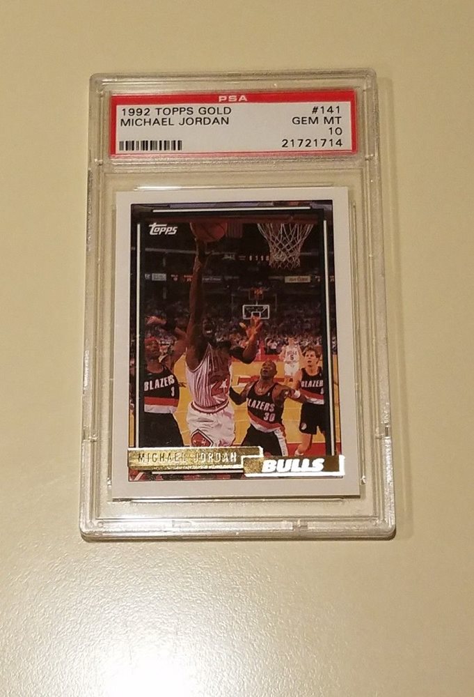 topps gold michael jordan