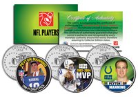 Breast Cancer Awareness PEYTON MANNING NFL Half Dollar 24K Coin *DENVER BRONCOS*