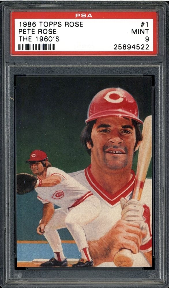 Auction Prices Realized Baseball Cards 1986 Topps Pete Rose Set Pete ...