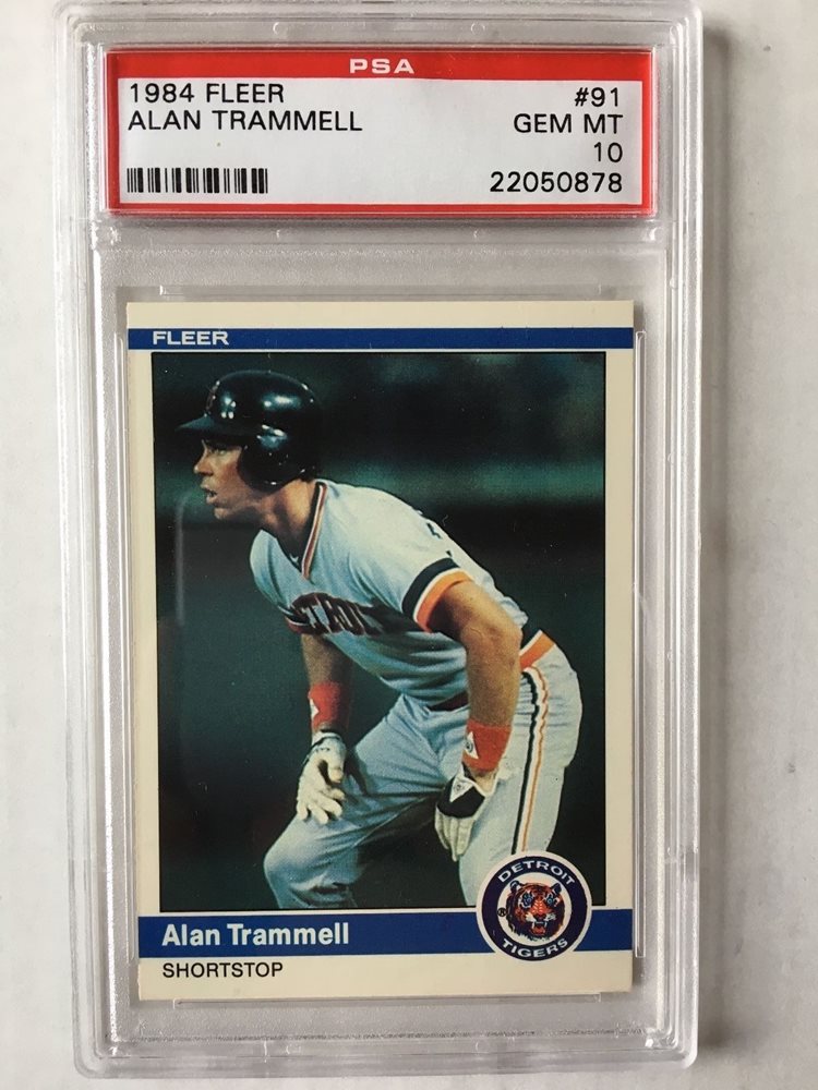 Auction Prices Realized Baseball Cards 1984 Fleer Alan Trammell