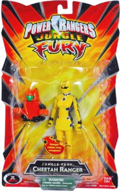Power Rangers Jungle Fury 5/" Red Sound Fury Tiger Ranger New Factory Sealed 2007