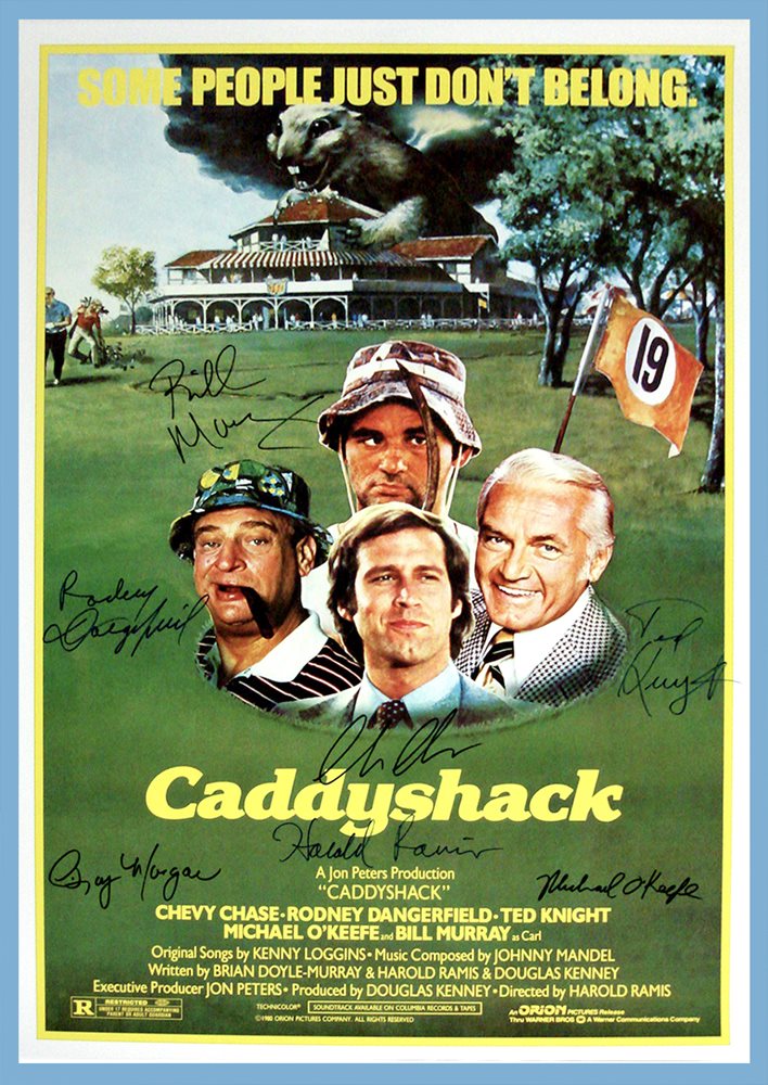 GLADIATOR MOVIE Poster Signed by 7 cast members Excellent condition replica