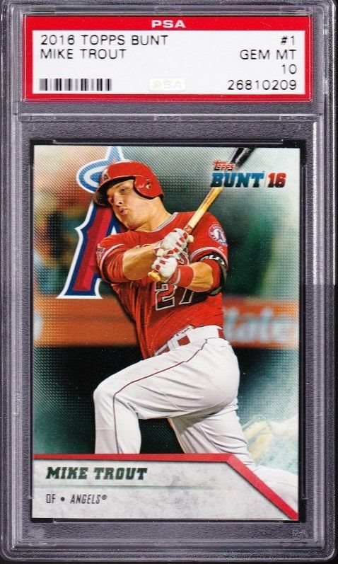 Auction Prices Realized Baseball Cards 2016 TOPPS BUNT Mike