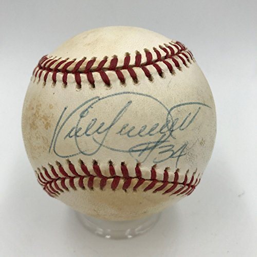 kirby puckett autographed baseball