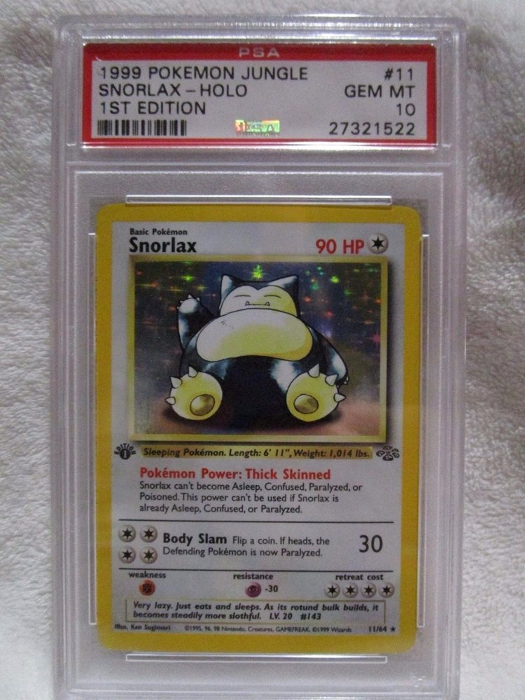 英語版初期　ポケモンカード　snorlax holo 1st Edition 英語版初期 ポケモンカード snorlax holo 1st Edition 英語版初期