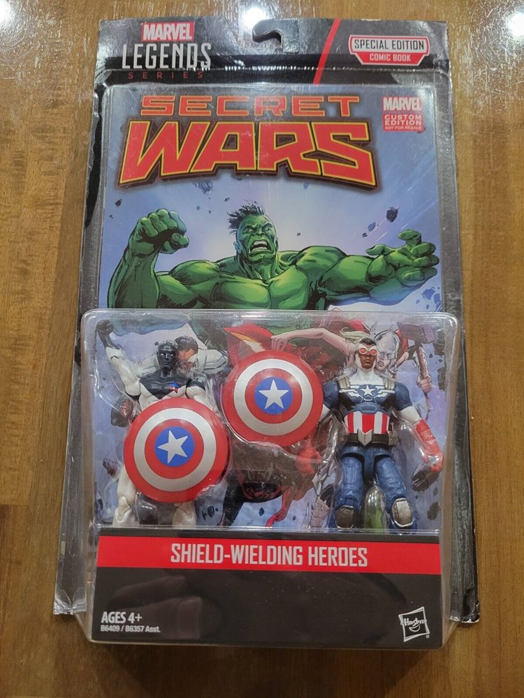 Marvel Legends Secret Wars Shield-Wielding Heroes Actio