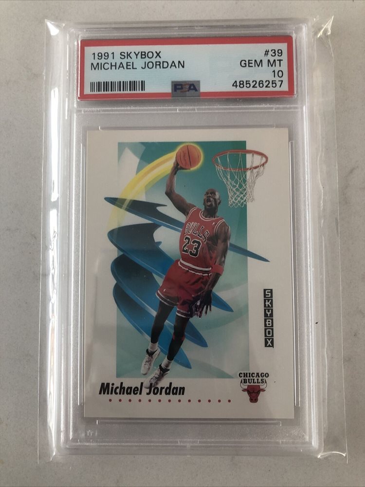 MICHAEL JORDAN 1991-92 Skybox #39 Chicago Bulls PSA 10