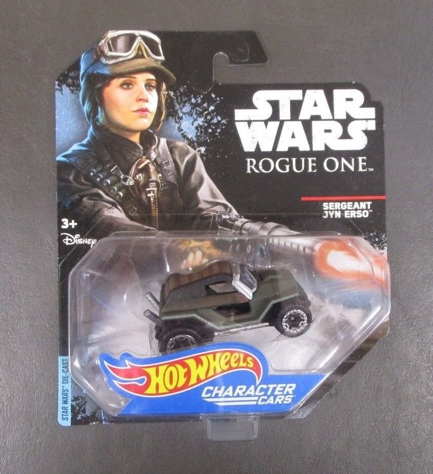 Hot Wheels Star Wars Rogue One Character Car Sergeant Jyn Erso