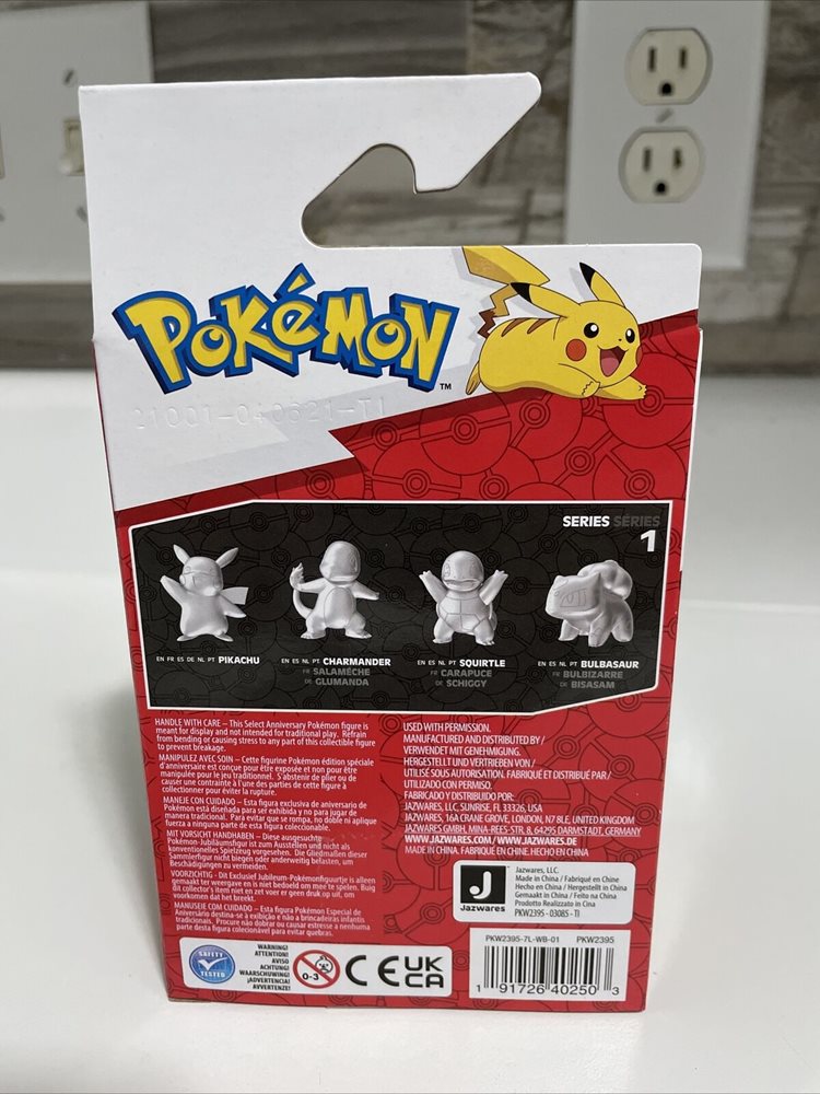 Pokemon Figures New 25th Anniversary Starters Series