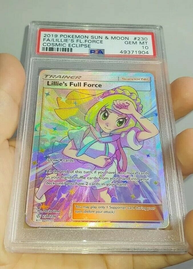 Lillie’s Full Force 230 PSA 10 Gem Mint Pokemon Card C